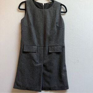 Yaly Couture Pure Wool Sleeveless Shift Dress S